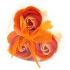 Set de 3 flori de săpun - Peach Rose